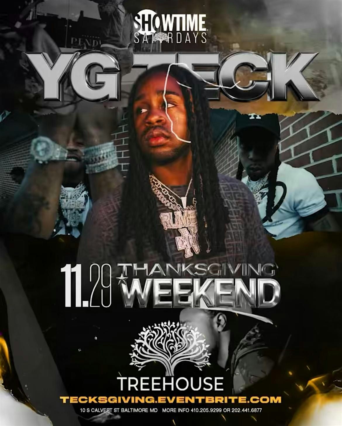 YG Teck & Friends hosts #ShowtimeSaturdays at Treehouse, 29 November | Event in Baltimore | AllEvents