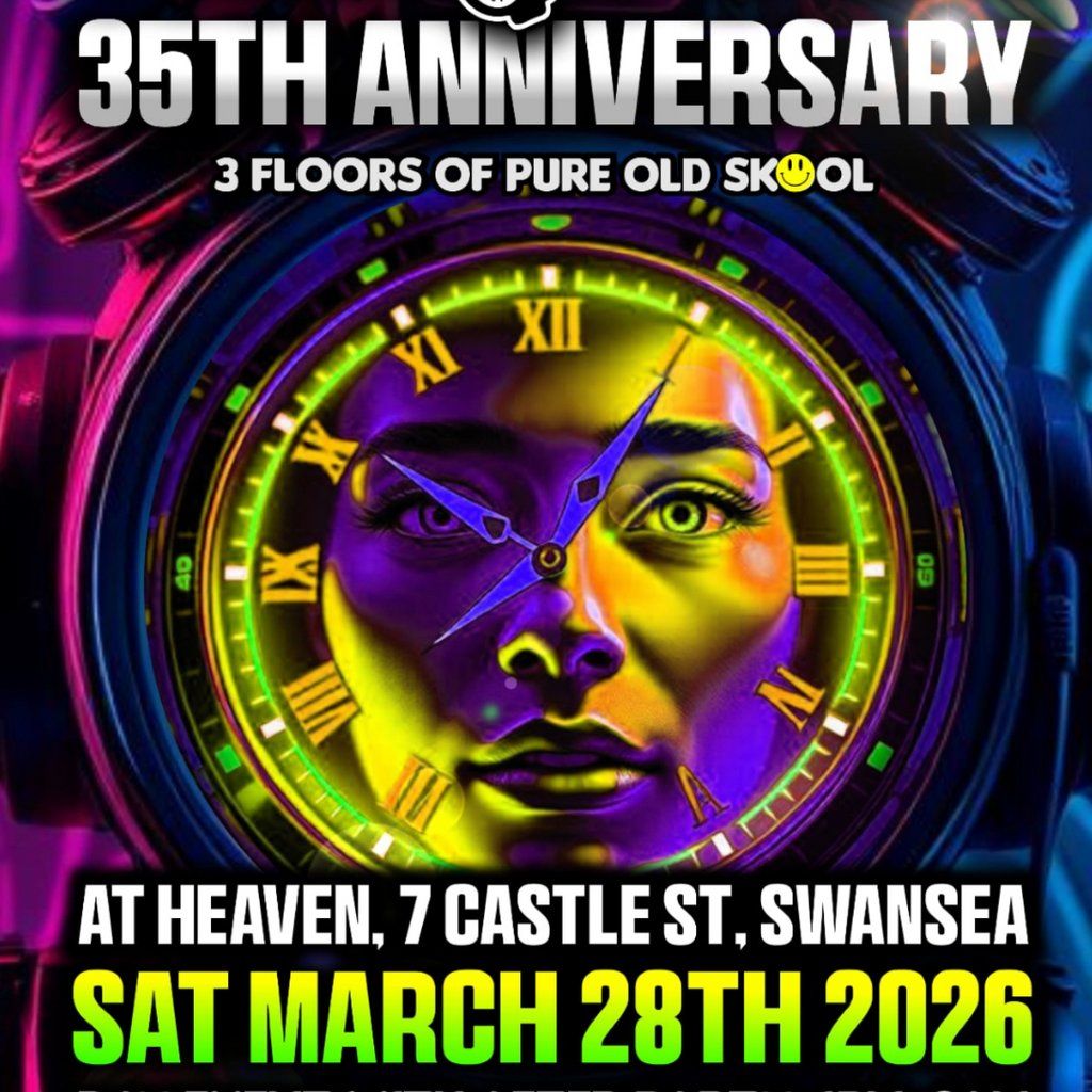 Tick Tock 35th Anniversary, 28 March | Event in Swansea | AllEvents