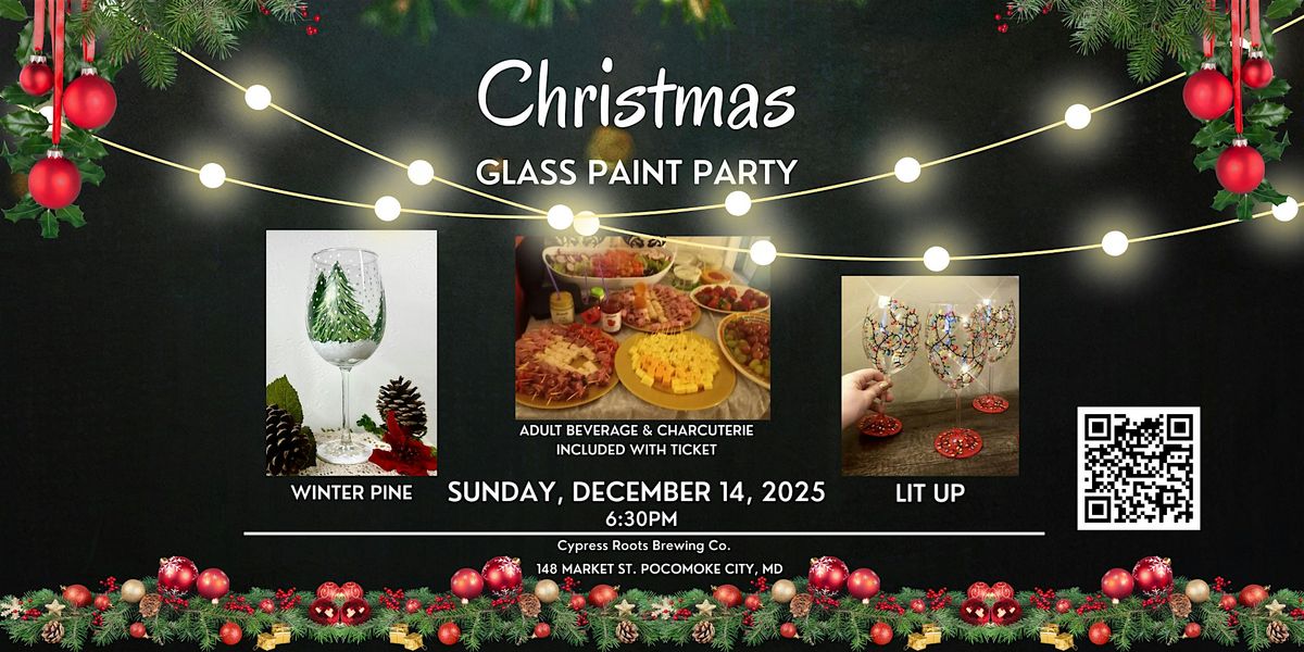 Christmas Wine Glass Paint Party, 14 December | Event in Pocomoke City | AllEvents