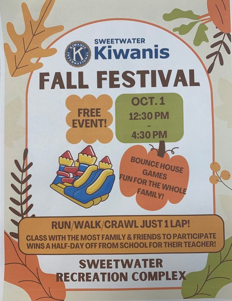 Sweetwater Kiwanis Fall Festival, Sweetwater City Recreation Park, 1
