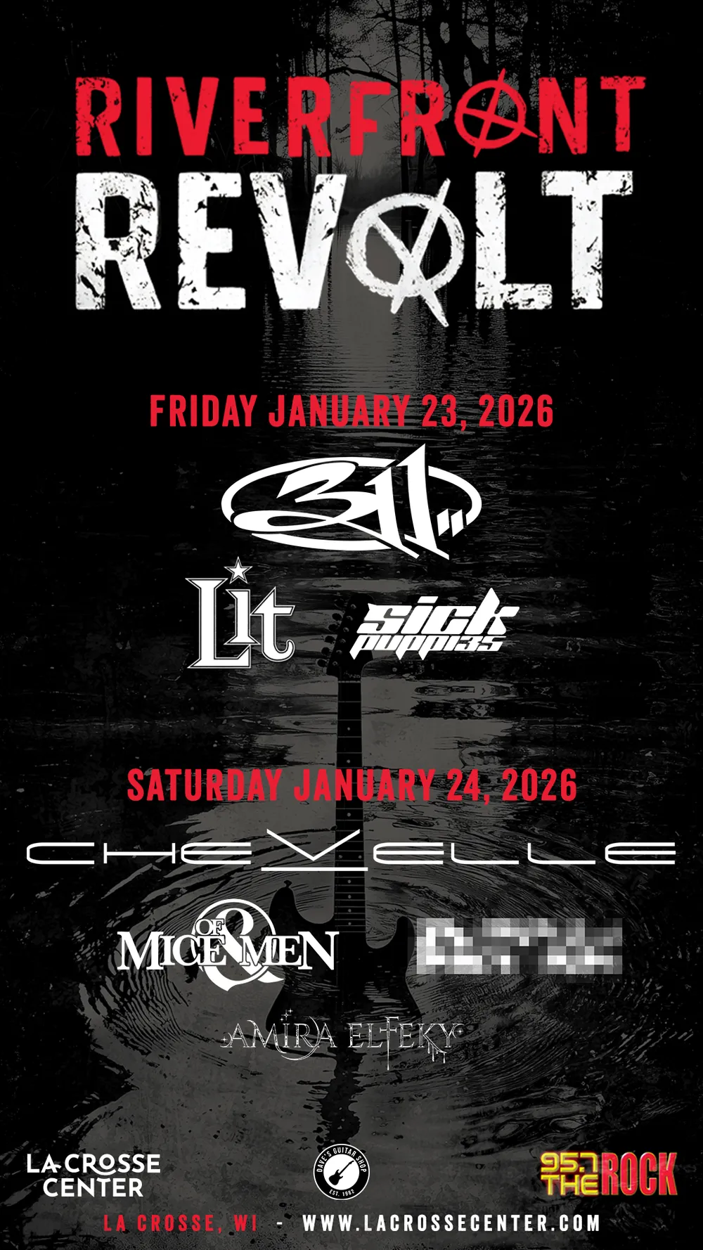 2026 Riverfront Revolt - Saturday at La Crosse Center, 24 January | Event in La Crosse | AllEvents