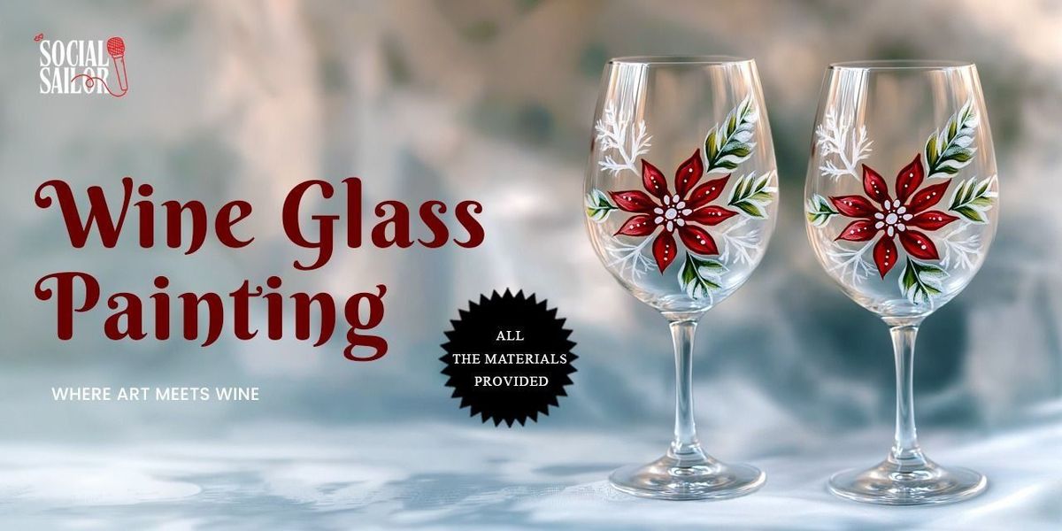 Wine Glass Painting - Bangalore