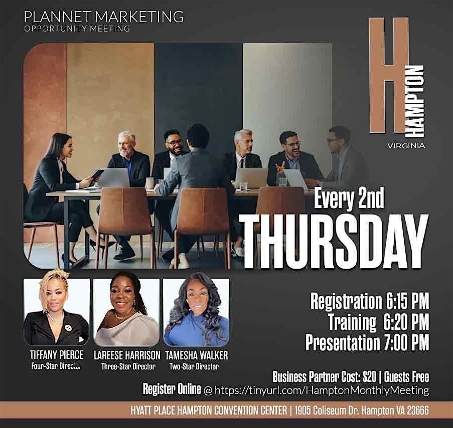 PlanNet Marketing Opportunity Meeting, 11 December | Event in Hampton | AllEvents