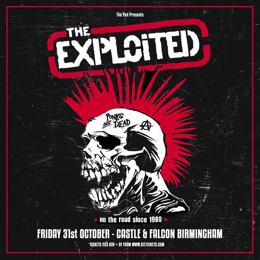 The Exploited, 31 October | Event in Birmingham | AllEvents