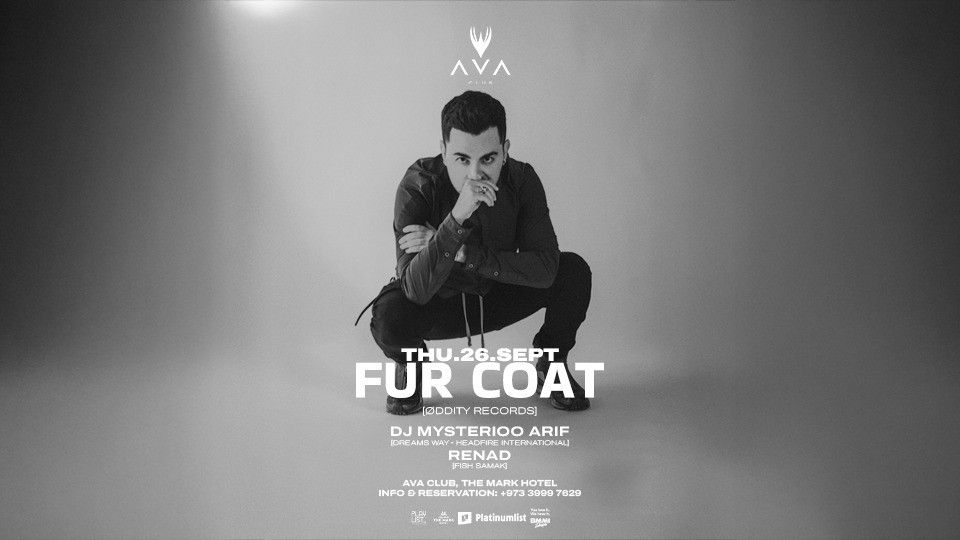 Fur Coat live at AVA Club, 26 September | Event in Manama | AllEvents