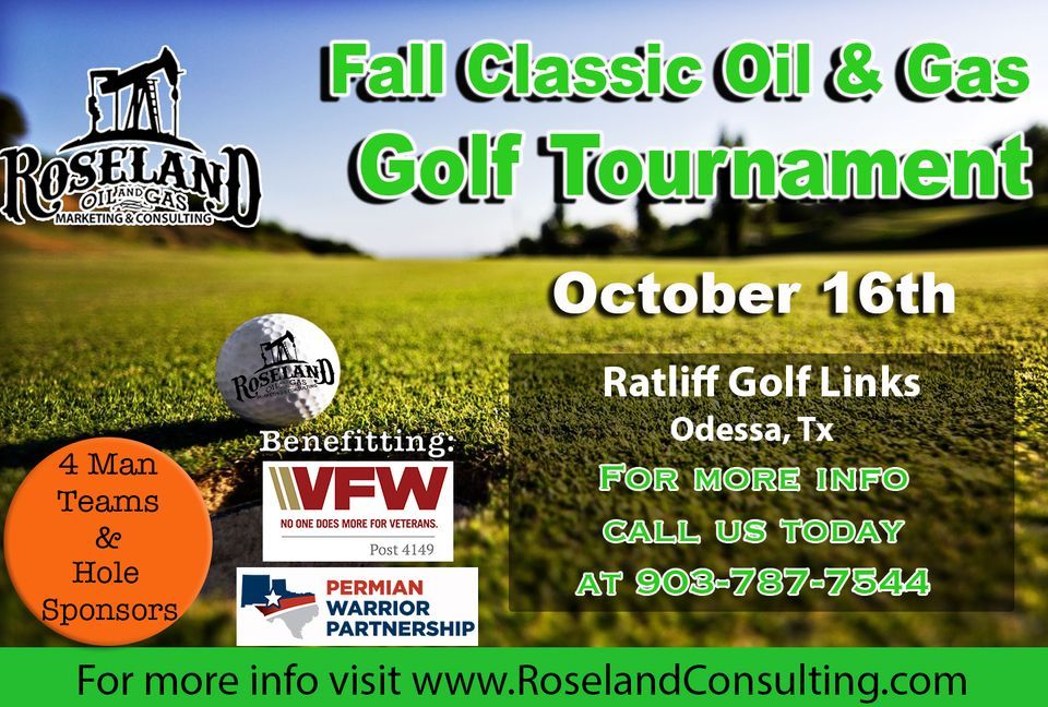 Fall Classic Oil Gas Golf Tournament Ratliff Ranch Golf Links 