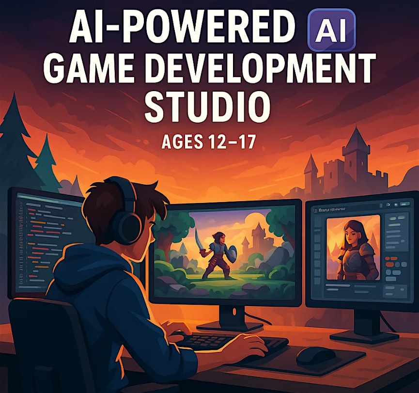 AI-Powered Game Dev Summer Camp (Ages 12-17) Cambridge, 29 June | Event in Cambridge | AllEvents