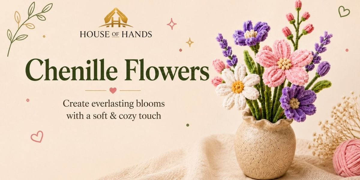 Chenille Flowers Workshop