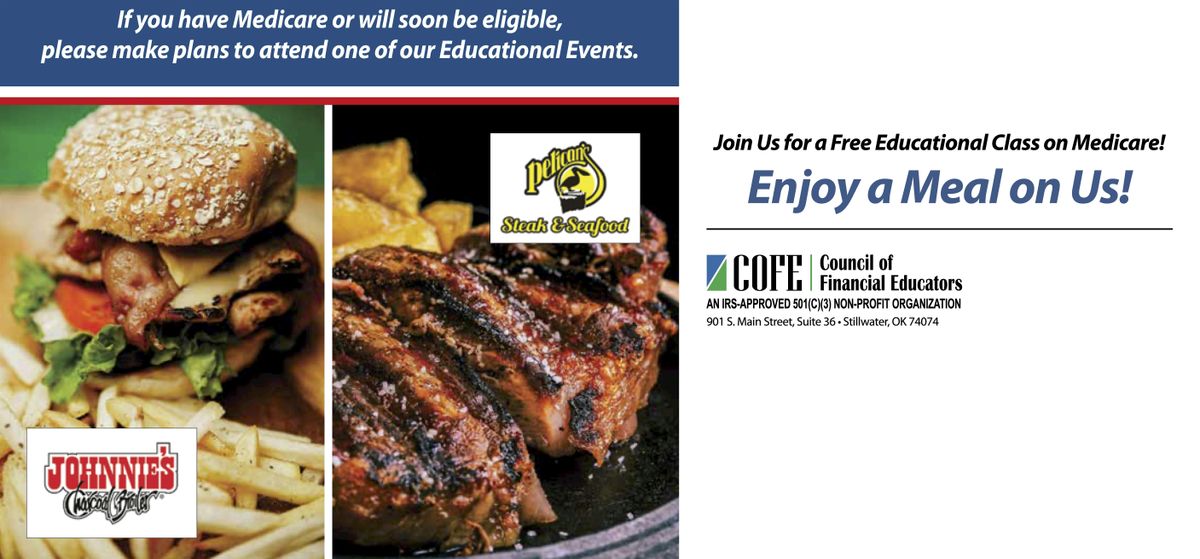 MWC Turning 65 or Recently Enrolled in Medicare? Free Lunch or Dinner