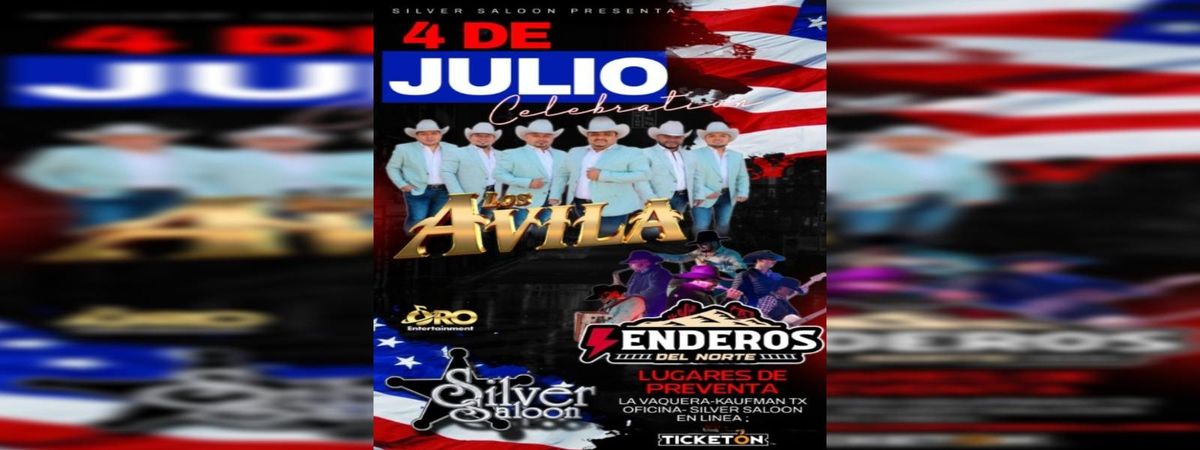 LOS AVILA & SENDEROS DEL NORTE, 4 July | Event in Terrell | AllEvents