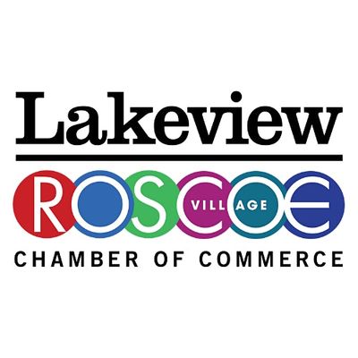 Lakeview Roscoe Village Chamber of Commerce logo