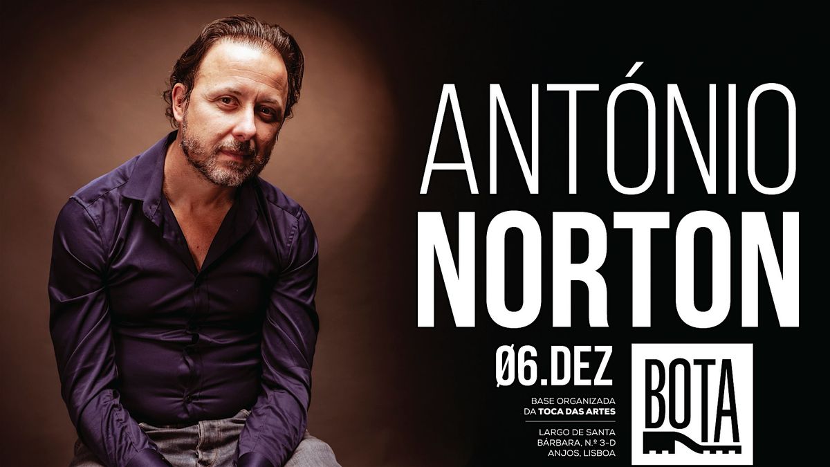 ANTÓNIO NORTON apresenta REENCONTRO, 6 December | Event in Lisboa | AllEvents