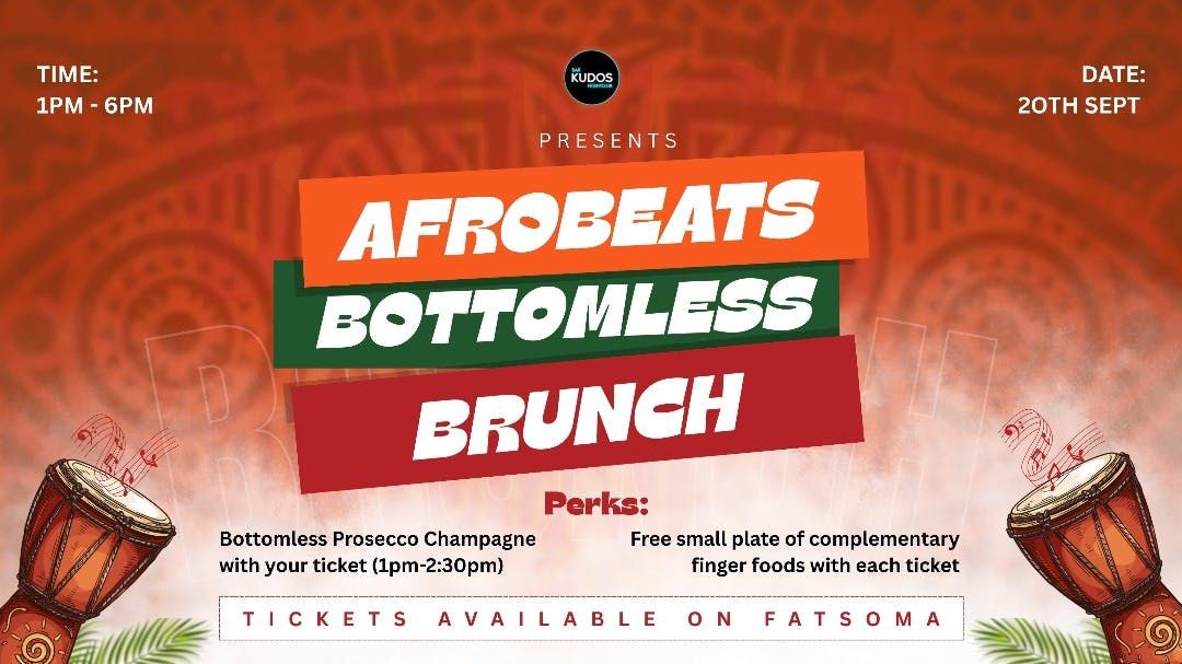 Afrobeats Bottomless Brunch , 11 October | Event in Norwich | AllEvents