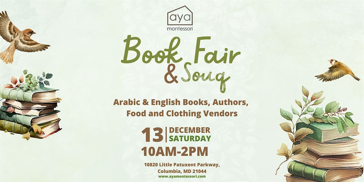 Arabic Book Fair & Souq, 13 December | Event in Columbia | AllEvents