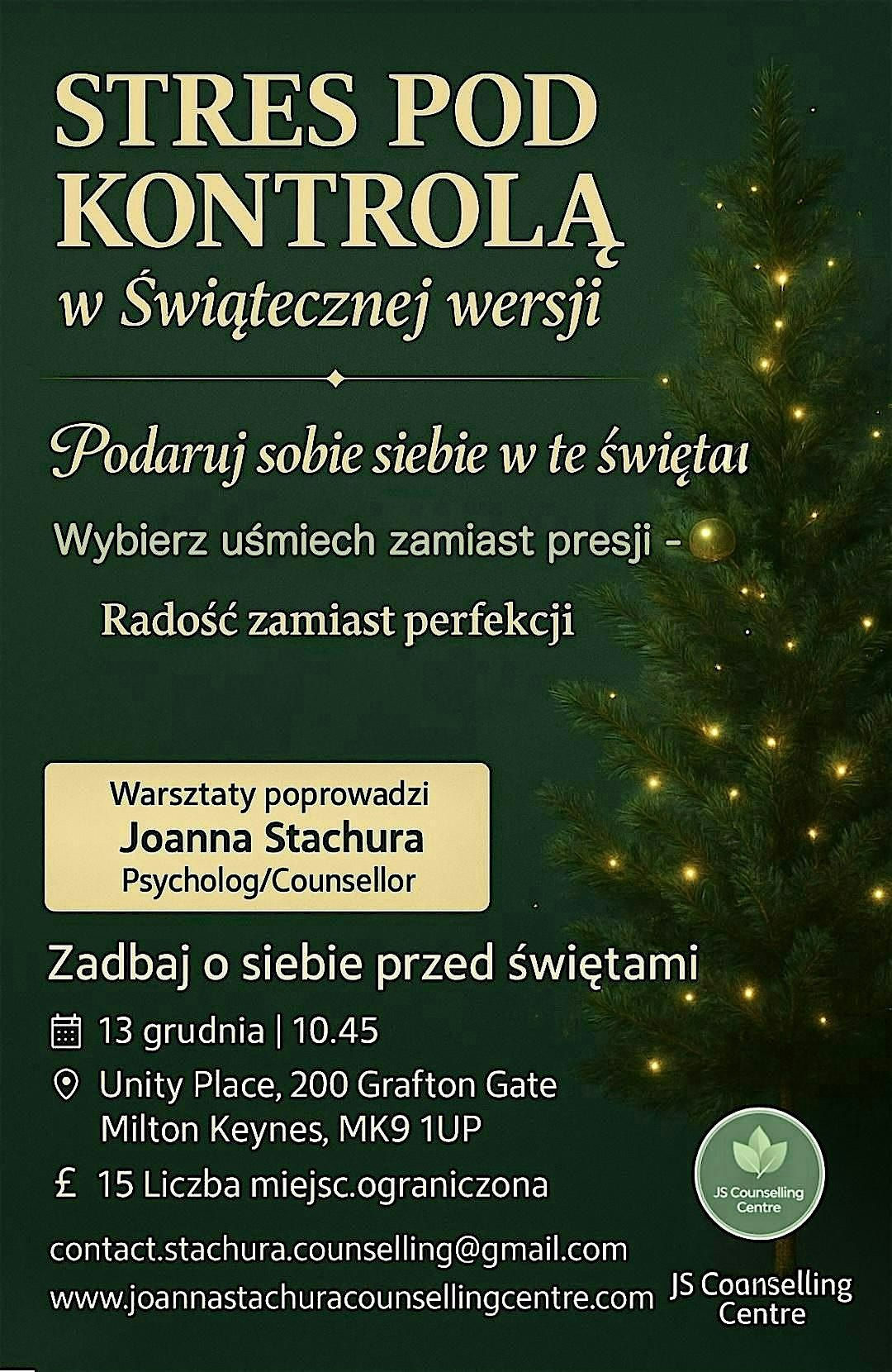 STRES POD KONTROLA   w Swiatecznej wersji, 13 December | Event in Milton Keynes | AllEvents