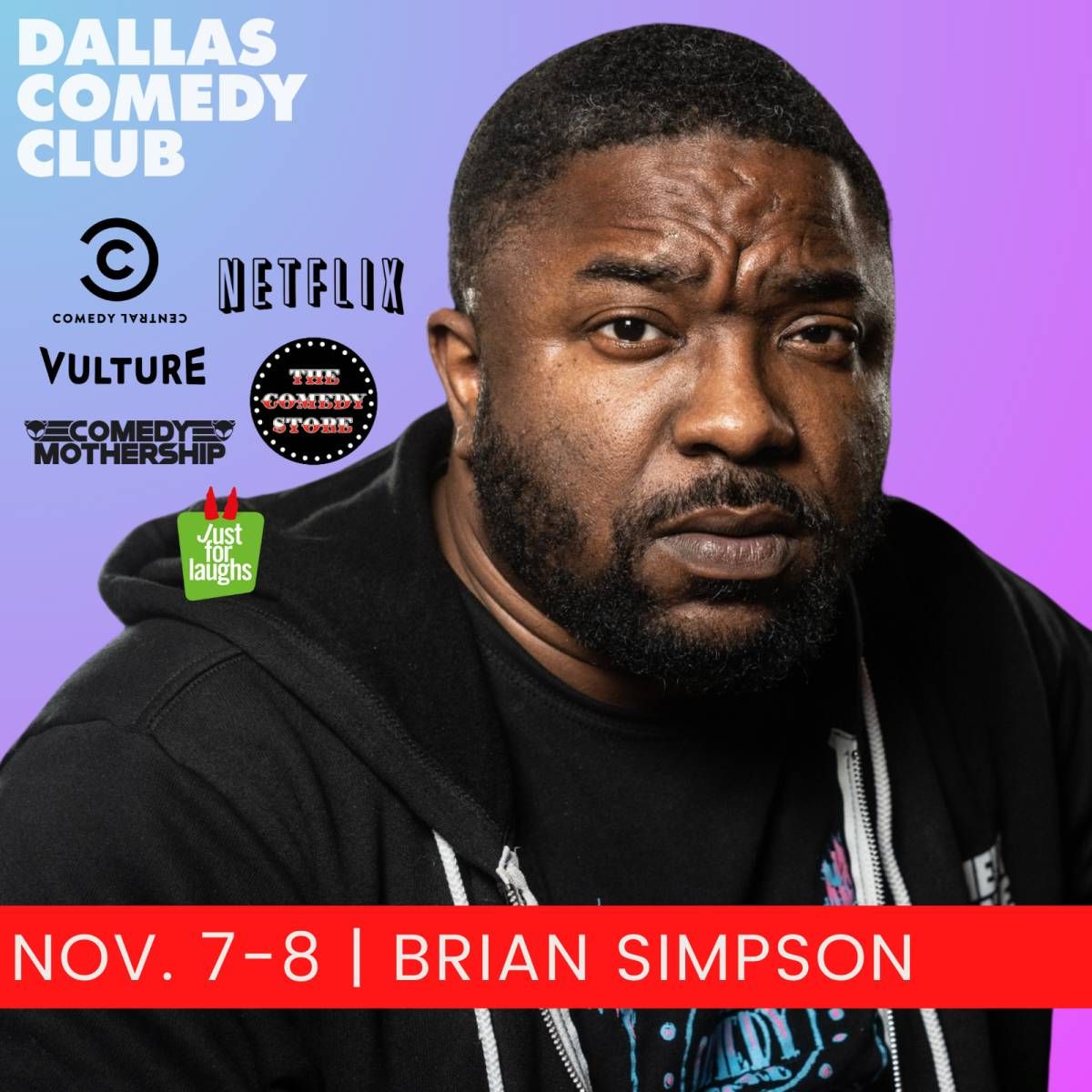 Brian Simpson 9:30PM in Dallas, 7 November | Event in Dallas | AllEvents