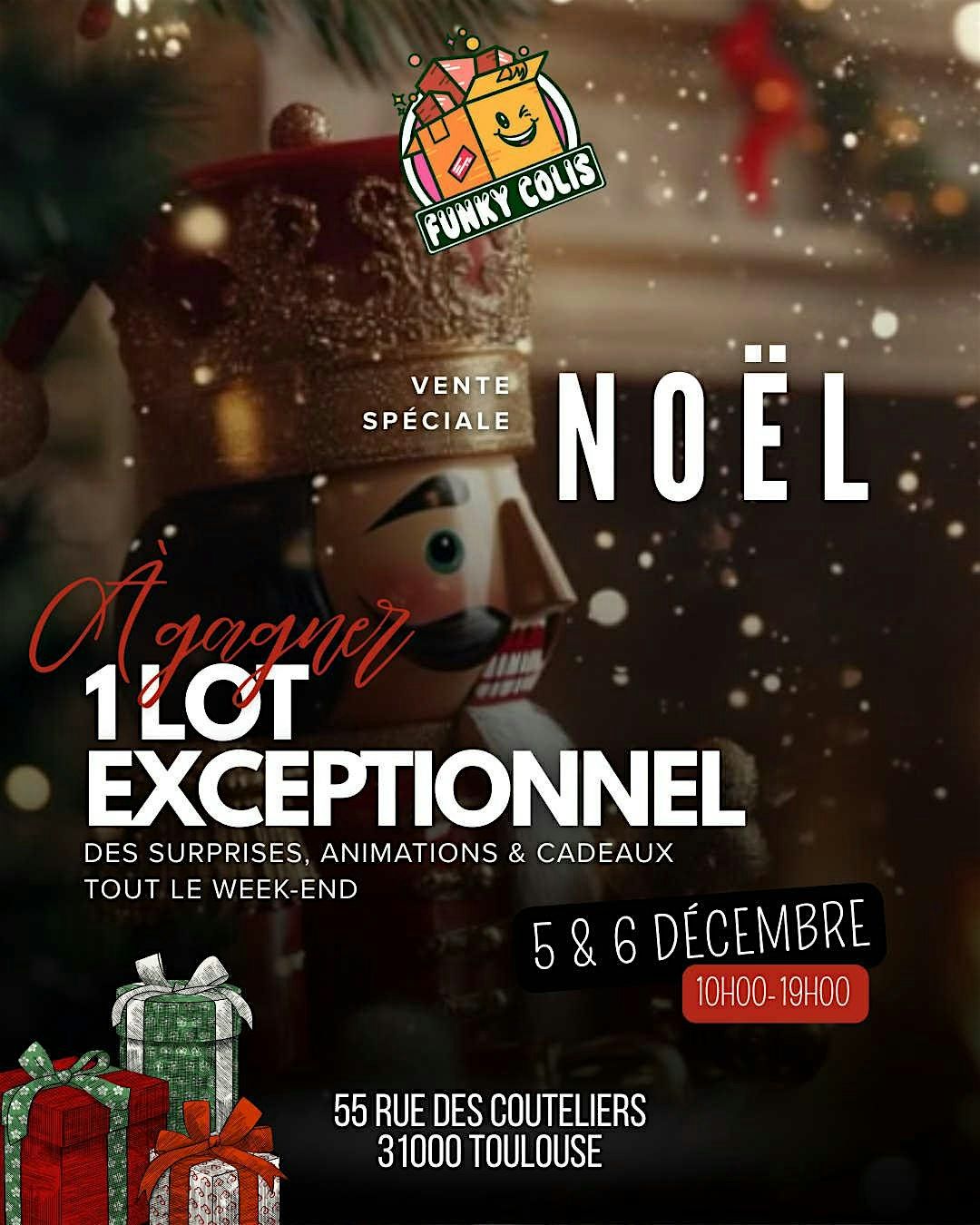 ✨ WEEK-END, VENTE COLIS PERDUS , MAGIE DE NOËL POUR FETER NOS 1 AN ! ✨, 6 December | Event in Toulouse