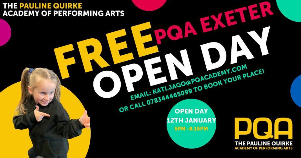 PQA EXETER OPEN DAY, PQA Exeter, January 12 2025 AllEvents.in