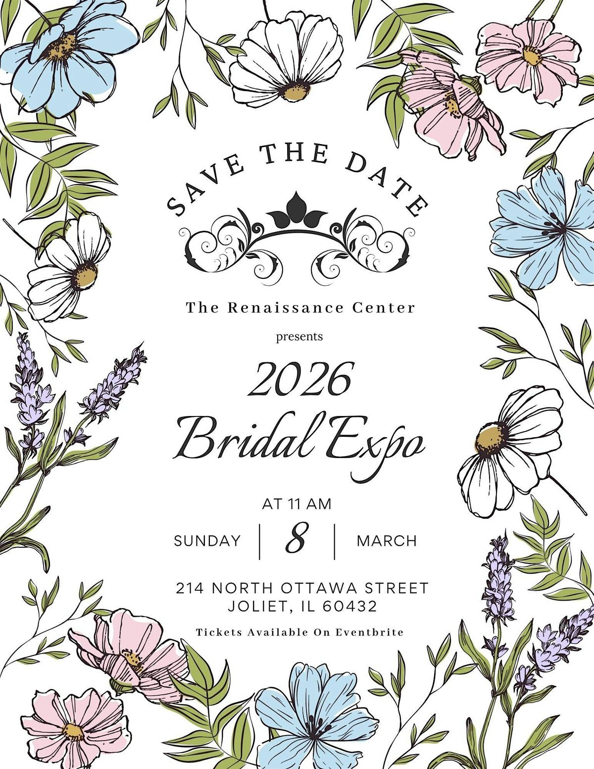 2026 Renaissance Center Bridal Expo, 8 March | Event in Joliet | AllEvents