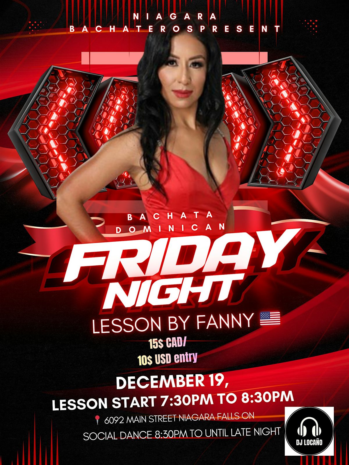 Friday latin night, 19 December | Event in Niagara Falls | AllEvents