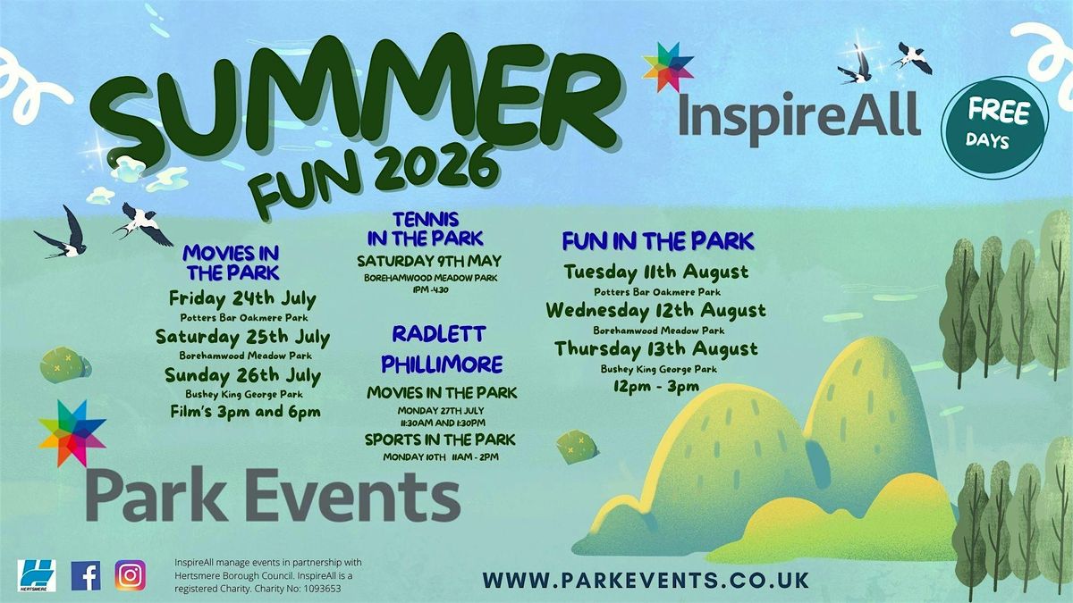 Fun In The Park- Potters Bar, Oakmere Park, Potters Bar, 11 August 2026 ...
