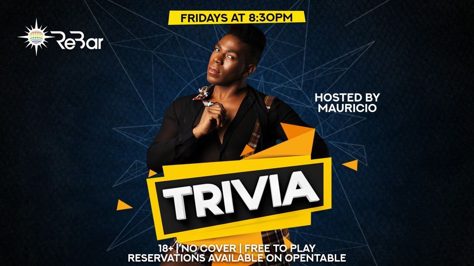 Trivia Fridays hosted by Mauricio at ReBar, ReBar Houston, June 17 2022
