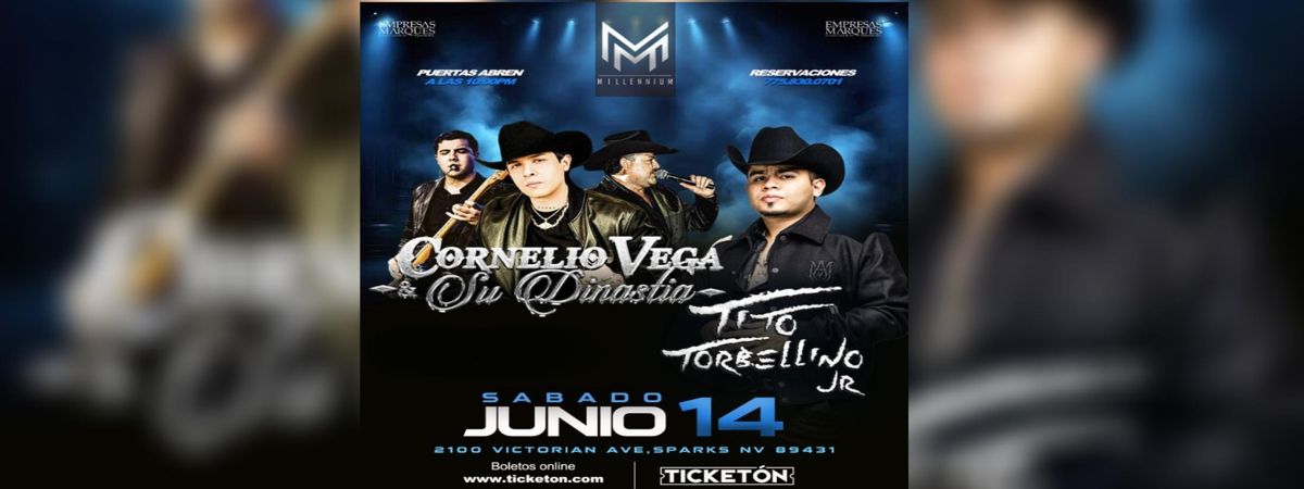 CORNELIO VEGA Y SU DINASTIA & TITO TORBELLINO JR, 14 June | Event in Sparks | AllEvents