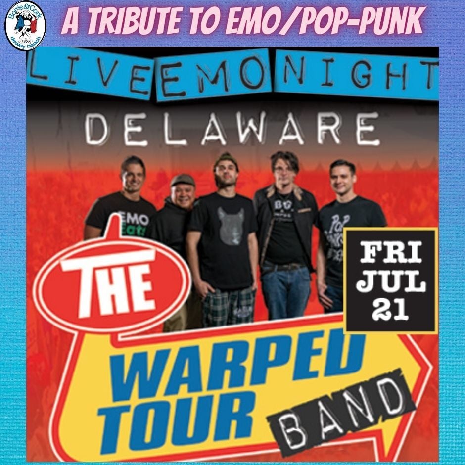 The Warped Tour Band - A Tribute to Emo/Pop-Punk at Bottle and Cork, 22 August | Event in Dewey Beach | AllEvents