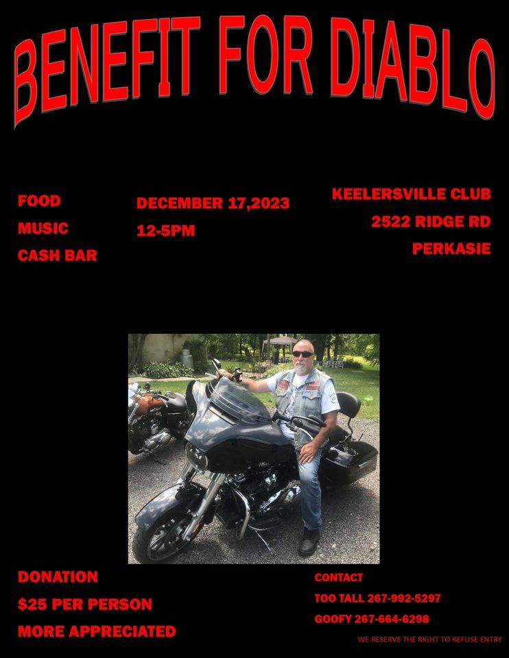 Benefit for Diablo, Keelersville Club, Perkasie, December 17 2023