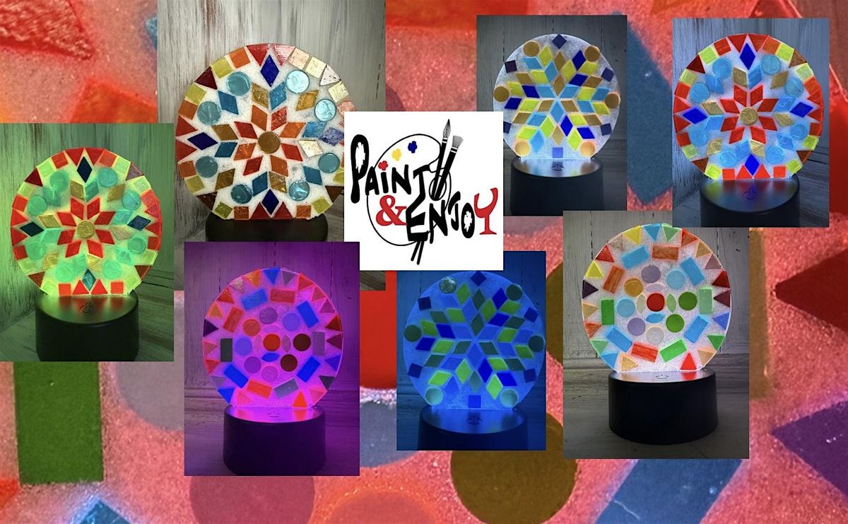 Paint and Enjoy “Mosaic Lamp” at York Township Park Building