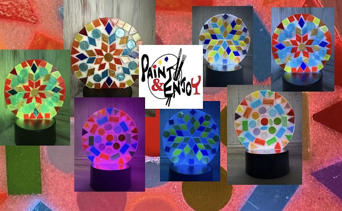 Paint and Enjoy “Mosaic Lamp” at York Township Park Building