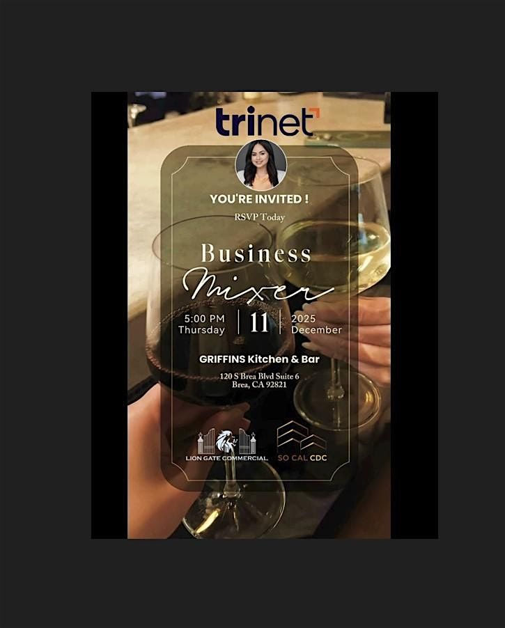 Holiday Business Mixer, 11 December | Event in Brea | AllEvents