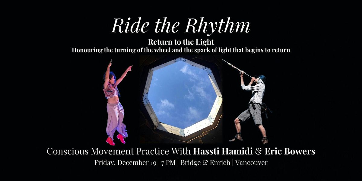 Conscious Movement Practice with live music at Ride the Rhythm, 19 December | Event in Vancouver | AllEvents