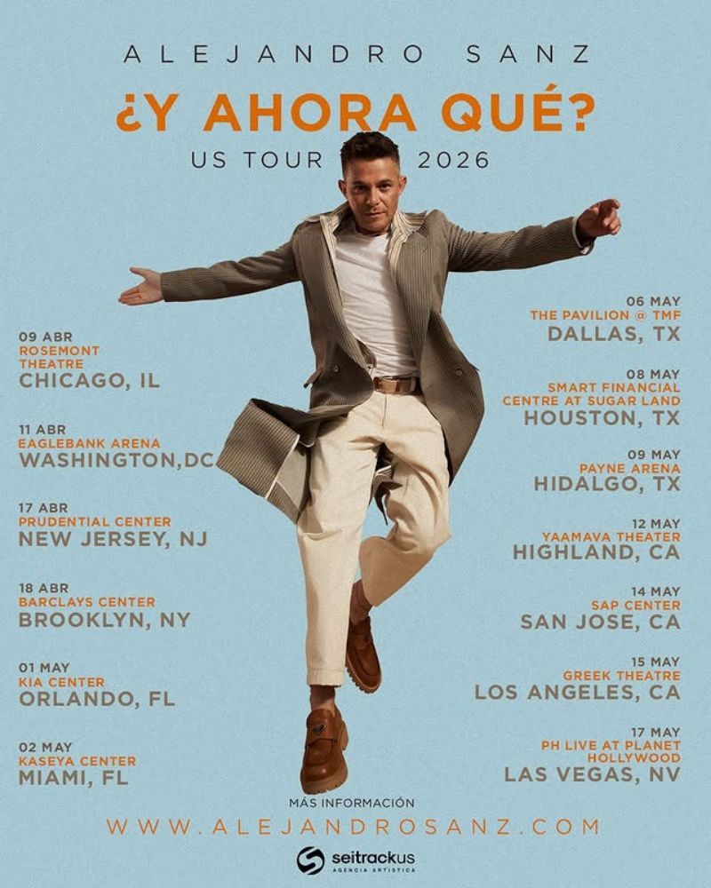 Alejandro Sanz, 7 May | Event in Sugar Land | AllEvents