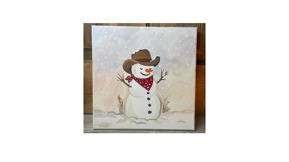 COWBOY THE SNOWMAN-PAINTING CLASS