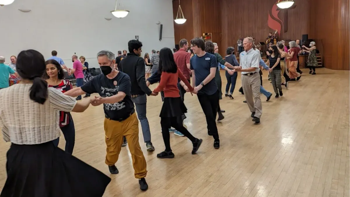 Contra dance with live folk music (ideal for beginners!), 13 December | Event in Palo Alto | AllEvents