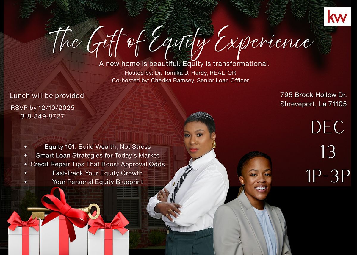 The Gift of Equity Experience, 13 December | Event in Shreveport | AllEvents