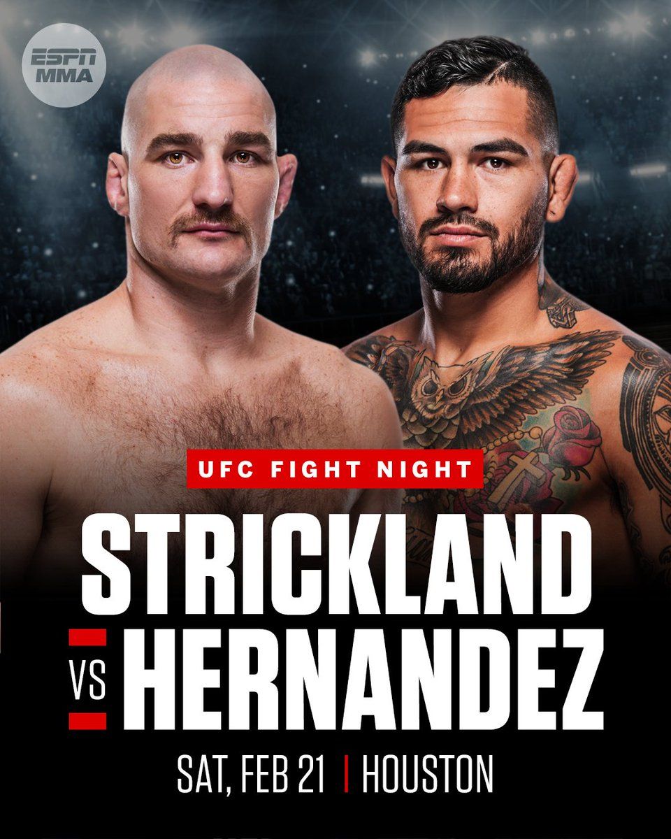 UFC Fight Night - Strickland vs Hernandez at Toyota Center