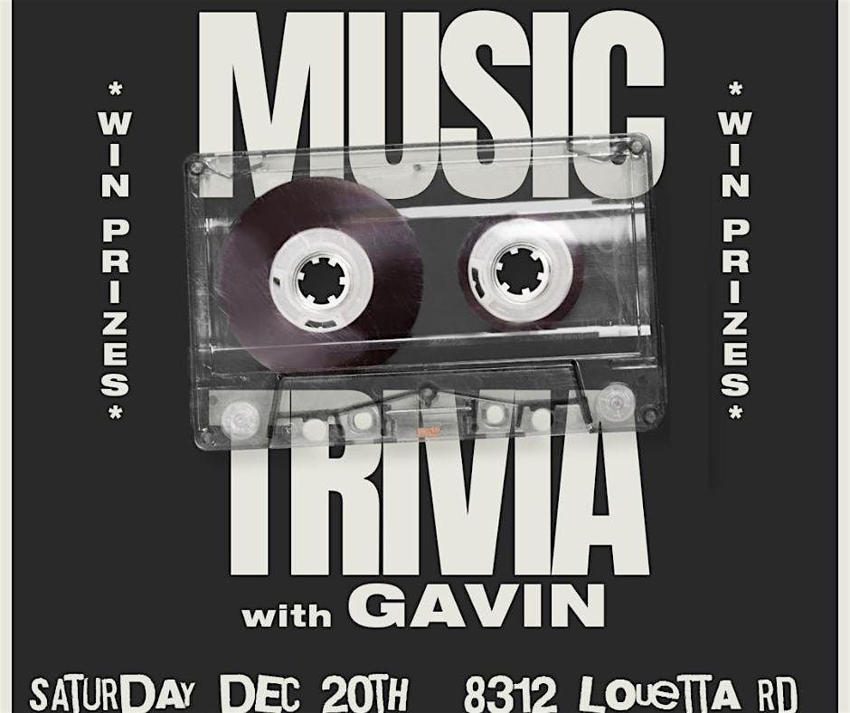 Music Trivia, 20 December | Event in Spring | AllEvents