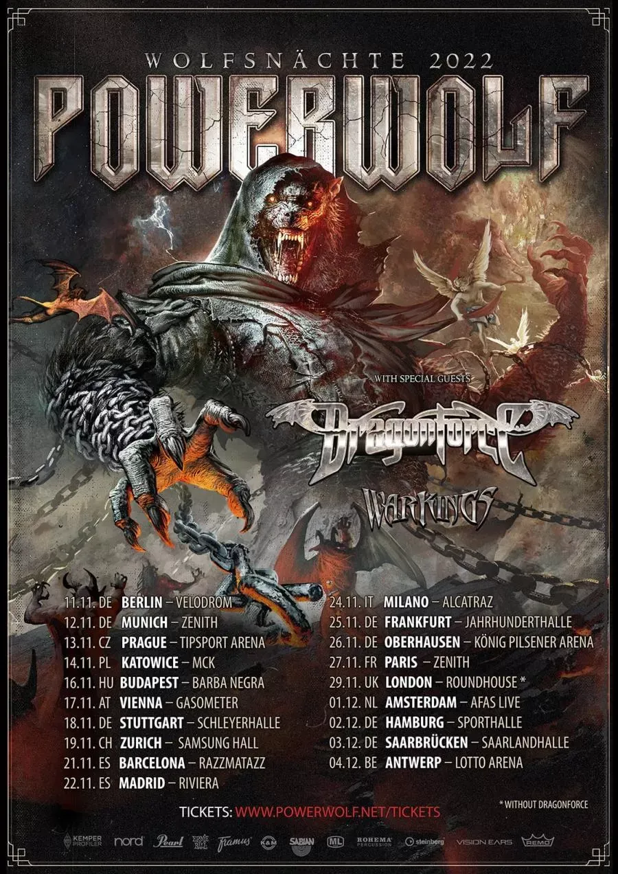 Powerwolf at Queen Elizabeth Theatre - Vancouver, 29 September | Event in Vancouver | AllEvents