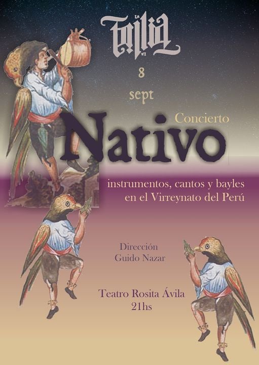 La Follia: Nativo, Teatro Municipal Rosita Ávila, Tafí Del Valle, September  8 2021 | AllEvents.in