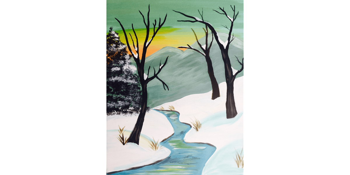 Snowy Bend - Paint and Sip in Cincinnati | Classpop!™, 13 January | Event in West Chester | AllEvents