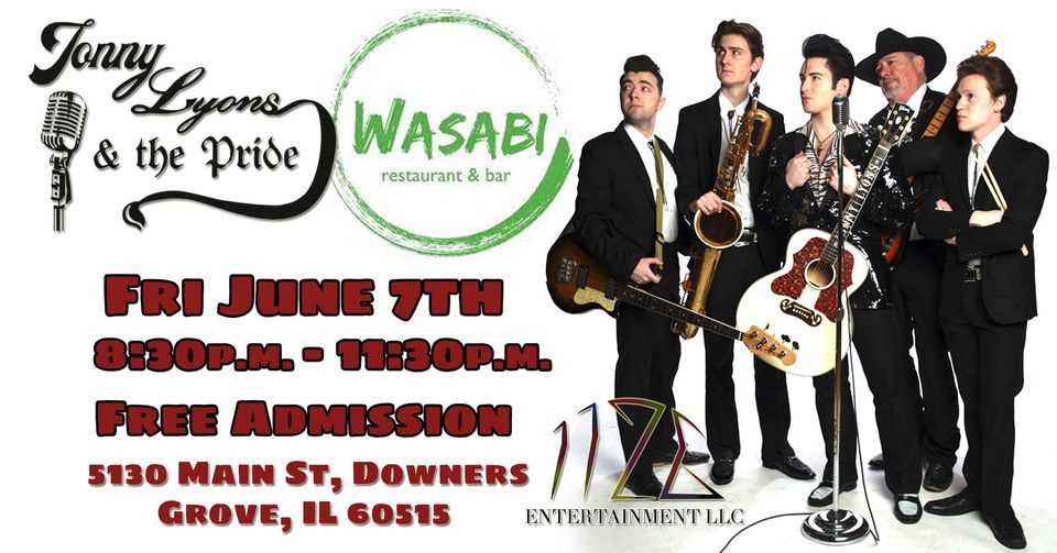 Jonny Lyons & the Pride at Wasabi, Wasabi Restaurant & Bar/Downers
