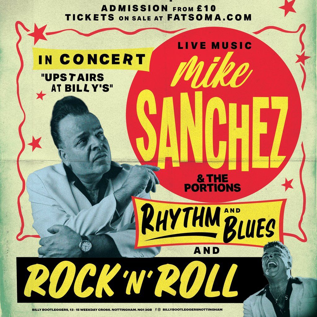 Mike Sanchez & The Portions - LIVE @ Billy's, 27 June | Event in Nottingham | AllEvents