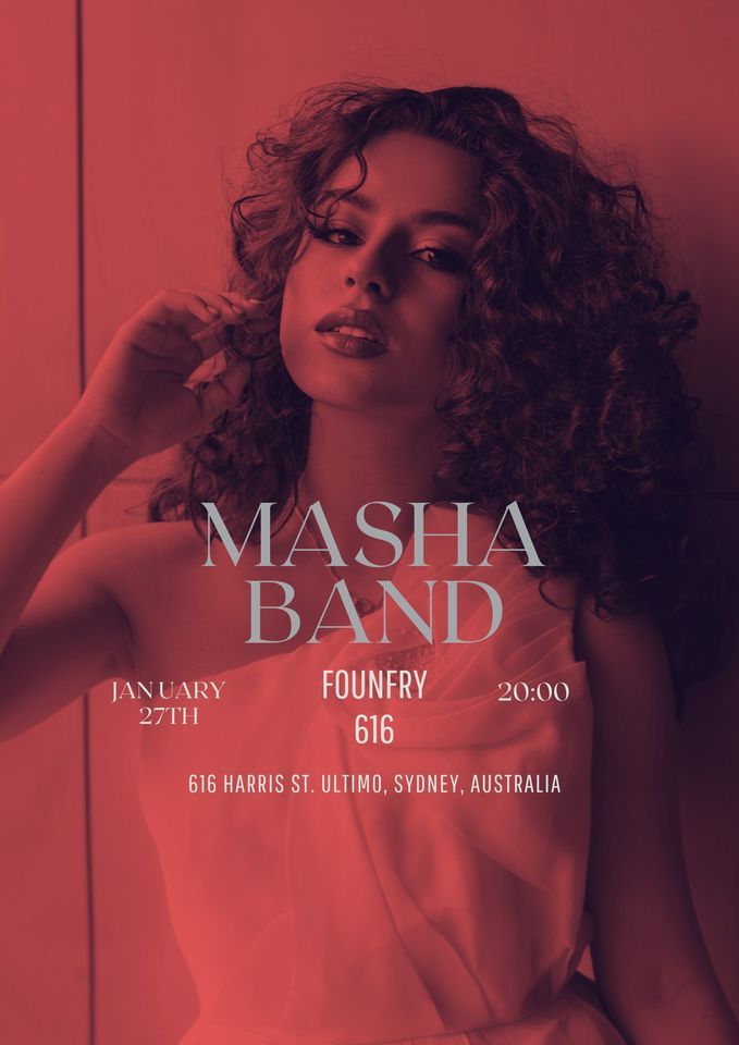 Masha Rapper Masha & Band, Foundry616, Sydney, 27 January 2024 | AllEvents