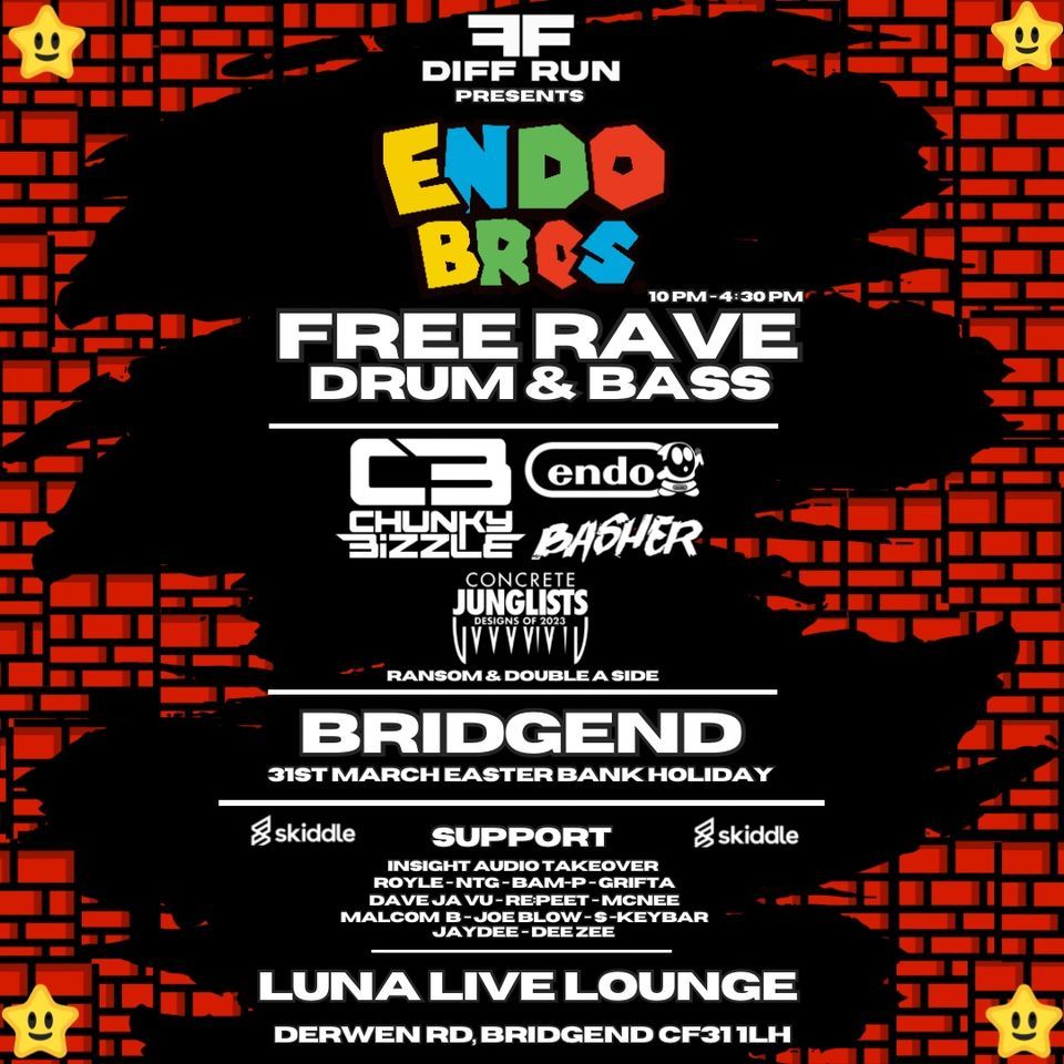 Diff Run Presents Free Drum And Bass Rave , Luna Live Lounge & Bar