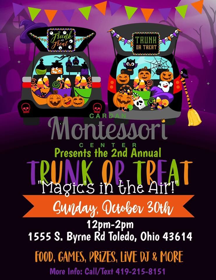 Cardan Montessori Centers 2nd Annual Trunk Or Treat Magics In The Air 