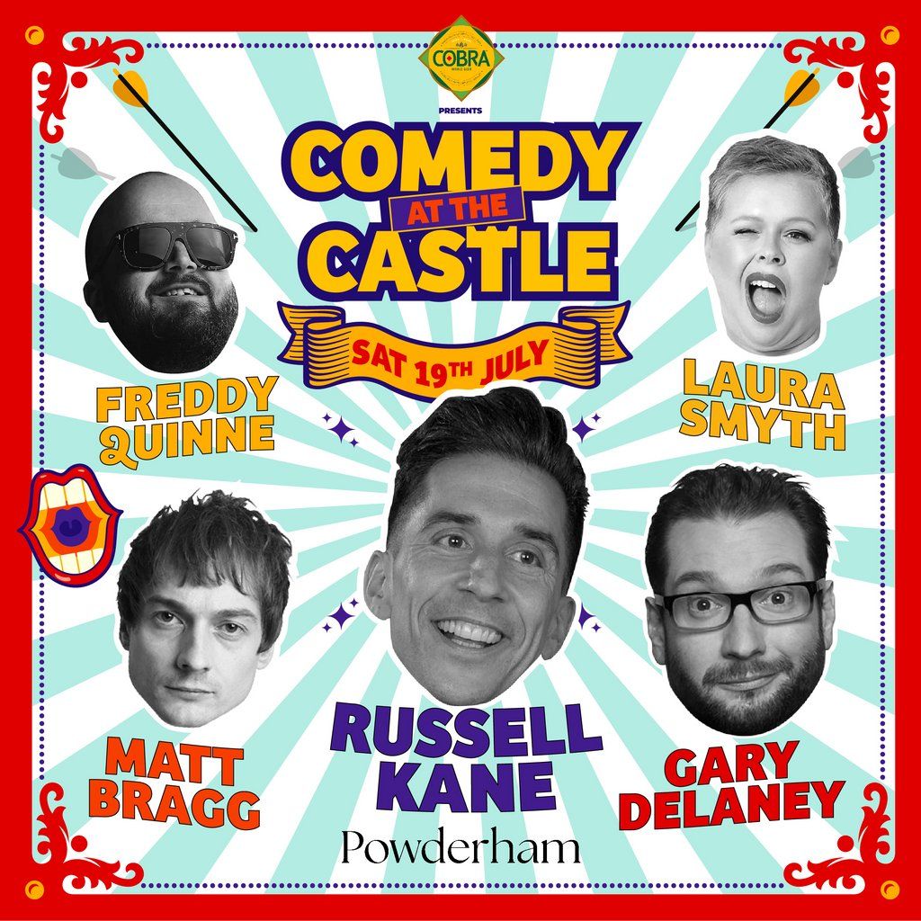 Cobra presents Comedy at the Castle with Russell Kane and more., 19 July | Event in Exeter | AllEvents