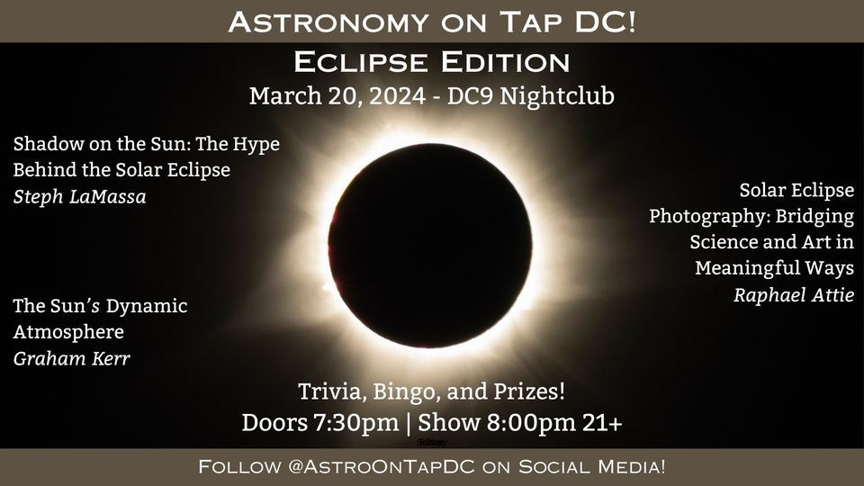 Astronomy on Tap at DC9, DC9 Washington, March 20 2025