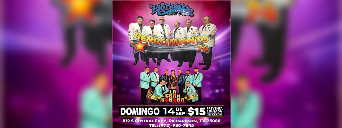 RENACIMIENTO 74 & LA GRAN SONORA, 14 September | Event in Richardson | AllEvents